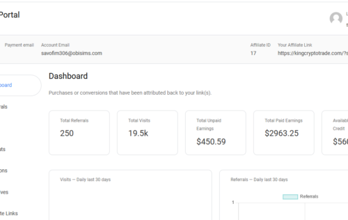 Affiliate KingCryptotrade.com
