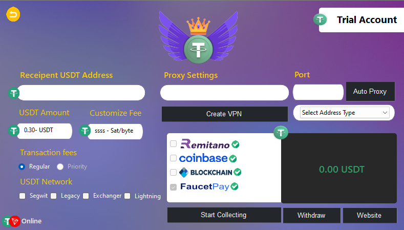 Free USDT